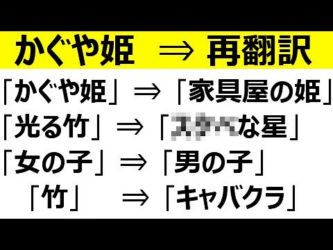 腹筋崩壊注意 かぐや姫 をgoogle再翻訳して読んでみたw 日本昔話 Youtube 腹筋崩壊注意 かぐや姫 をgoogle再翻訳して読んでみたw 日本昔話 Youtube