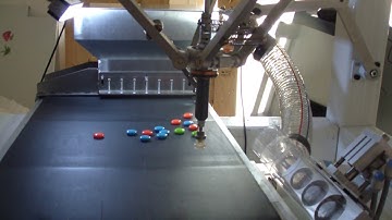 delta robot application for sorting by color (visual system development)