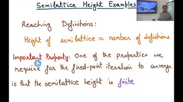 Compiler Design Module 98 : Semilattice Height