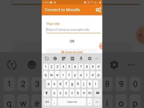 Login to Moodle App