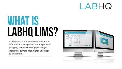 LabHQ LIMS Overview