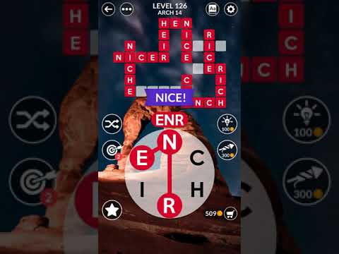 Wordscapes Canyon Arch 14 Answers Level 126 Youtube Wordscapes Canyon Arch 14 Answers Level 126 Youtube