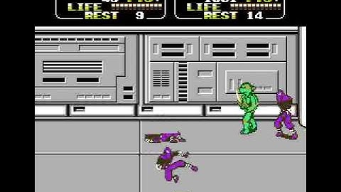 Teenage Mutant Smoker Turtles (TMNT2 Hack) (NES) - Scene 7: We gotta find the Technodrome!!