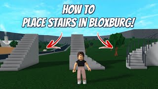 How to Place Stairs in Bloxburg EASY! by KID-A-LOO 4,474 views 7 months ago 3 minutes, 5 seconds