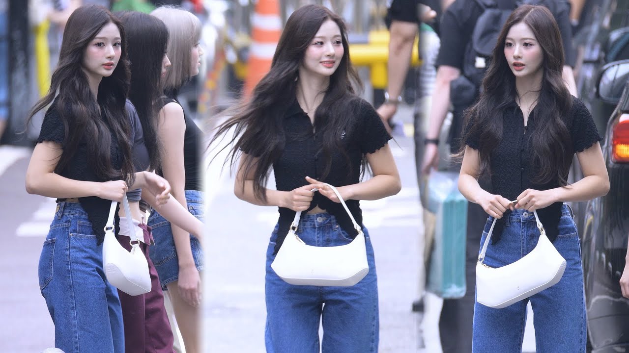 NMIXX (엔믹스) '설윤' 뮤직뱅크 출근길 직캠 | 220624 | 4K by -wA-