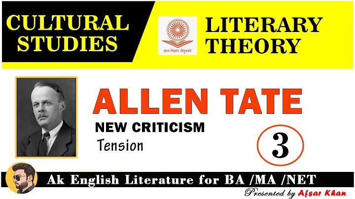 Allen Tate | Allen Tate in New Criticism | Allen T...