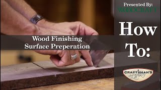 Woodcraft 101: Prepare Walnut for Wood Finishing