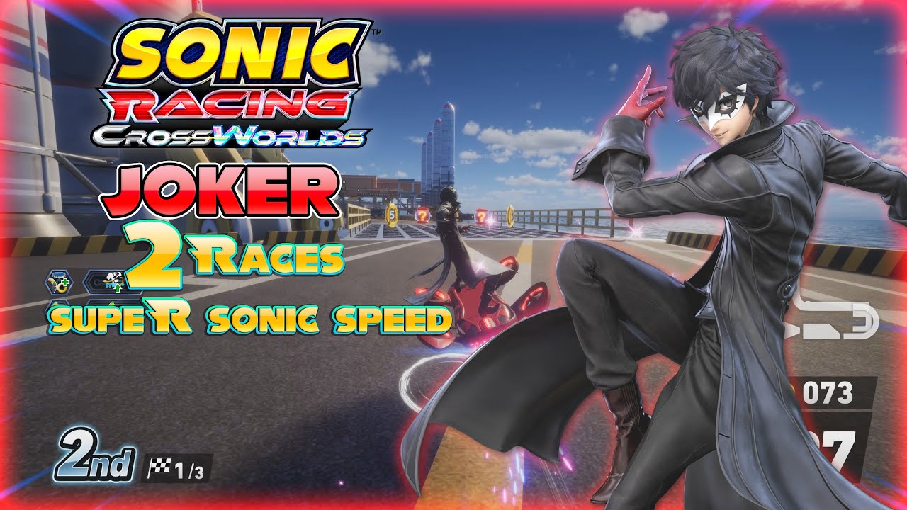 NEW Joker Gameplay Showcase 2 Full Races  -  Sonic Racing Crossworlds (PC Max Settings)