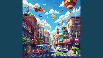 8bit Retro Power-Up Parade