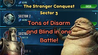 Sector 3: The Stranger's Conquest - Tons of Blind and Disarm in a single battle!