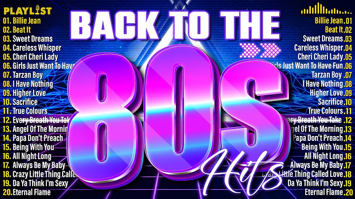 80's Music Greatest Hits  - Back To The 1980s - Classic Music 80S Hits