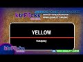 Coldplay  yellow  minusone karaoke  ktrflicks channel