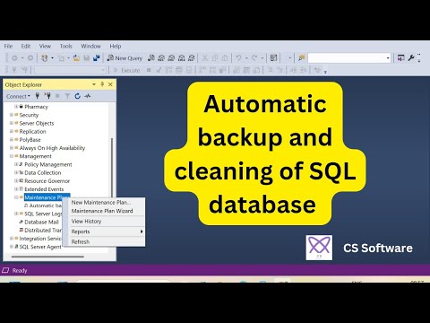 Как запланировать резервное копирование базы данных SQL Server и автоматически удалять старые файлы