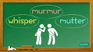 「whisper」vs.「 murmur」vs.「mutter」：該怎麼「低聲說話」才對 🤔❓❓❓