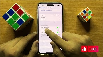 How to Enable/Disable Voice Control Feedback Show Confirmation iPhone 15 Pro Max