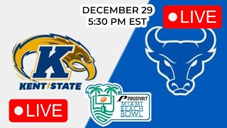 [LIVE] Kent State vs Buffalo | Men’s College Football 2025 |LIVE 4K NCAAF PROSPIRIT Miami Beach Bowl