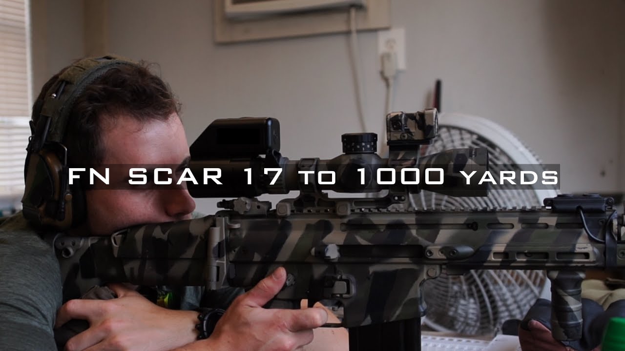 FN SCAR 17 | Стрельба на дальние дистанции | Попадания на 1000 ярдов