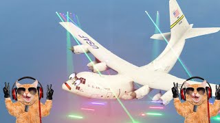 Doodles GTA Airplane - Doodles are sing and fly - Plane dancing funniets