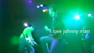 barbarism begins at home but its just johnny marr dancing