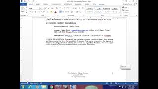 MTH112 Syllabus