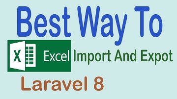 Easy Way To export and import Excel to Database in laravel8 | maatwebsite | export import Tutorial