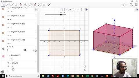 Volume of cuboid with button|| Slider ||Animation - episode 9 [Geogebra tutorial with Bikram sir]