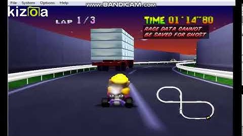 Mario Kart 64: Wario car crash