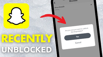 How To Check Who You Recently Unblocked On Snapchat (EASY!)