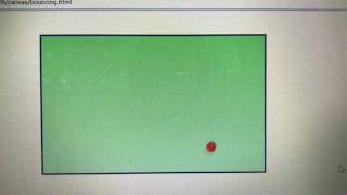 Bouncing ball with javascript