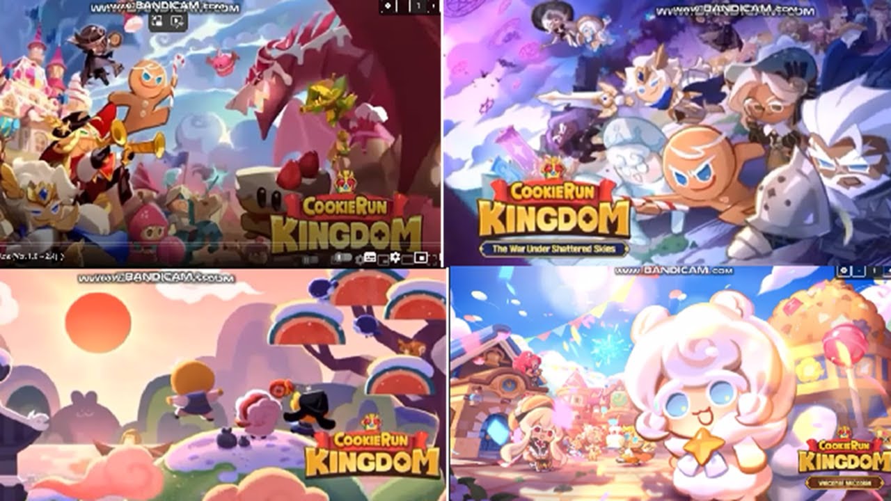All Title Screen Opening Jingles (Up Ver. 5.7) | Cookie Run: Kingdom ...