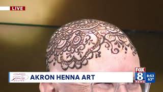 FOX 8 NEWS Cleveland Kenny Features Akron Henna Art