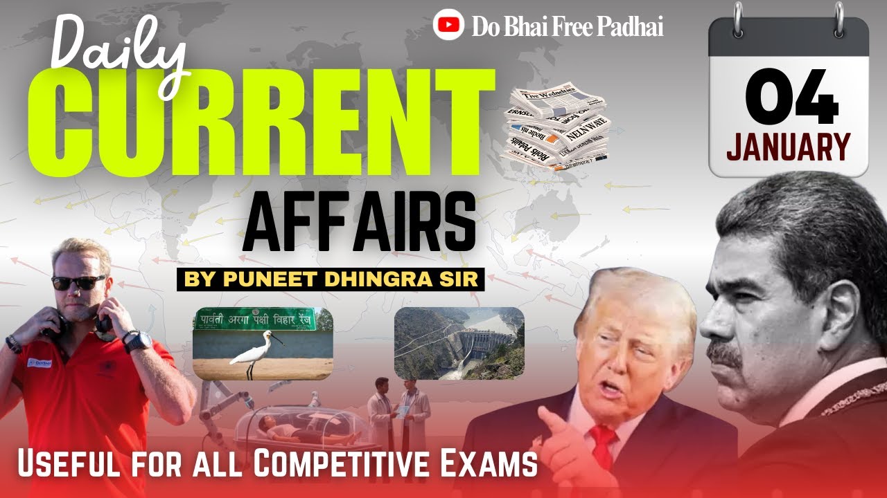 04 January 2026 Current Affairs | Daily Current Affairs | Bank | SSC ...