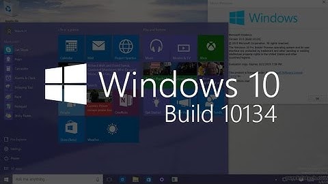 Windows 10 Build 10134: Stop Insider builds, background apps, Edge, + new features