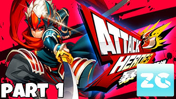 ATTACK HEROES Android IOS Walkthrough Part 1 Gameplay