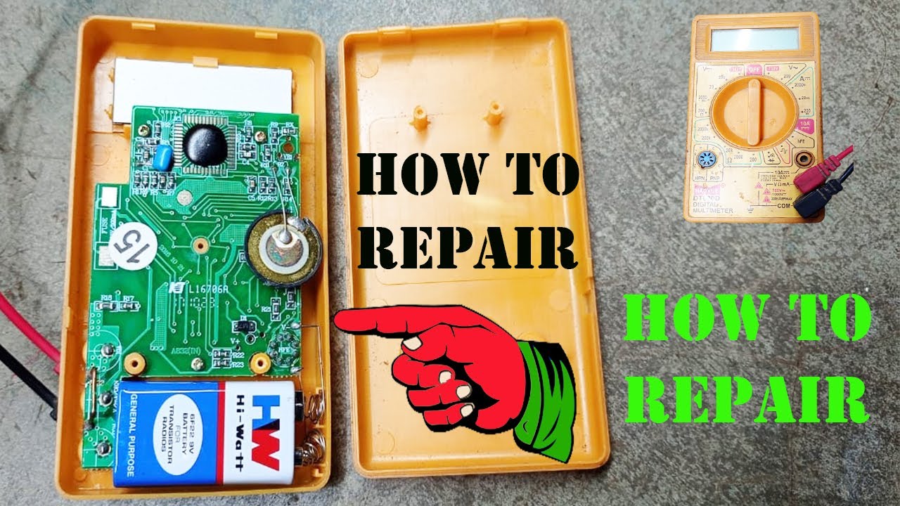 How to repair Multimeter Digital multimeter Repair multimeter
