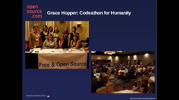 Humanitarian world boosted by free and open source software