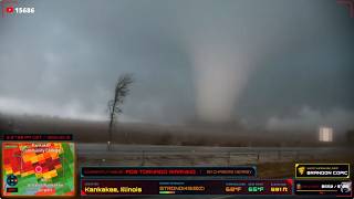 🔴LIVE: Conditional Tornado & Severe Storm Threat – Illinois