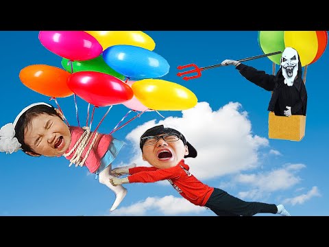 boram rides a balloon y aprende las reglas de seguridad