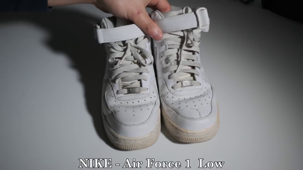 Refurbish and make clean dirty Nike Air Force 1 ASMR SOOTHING AND ...