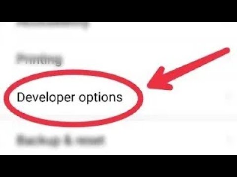 what are devoloper settings in android | hidden android features