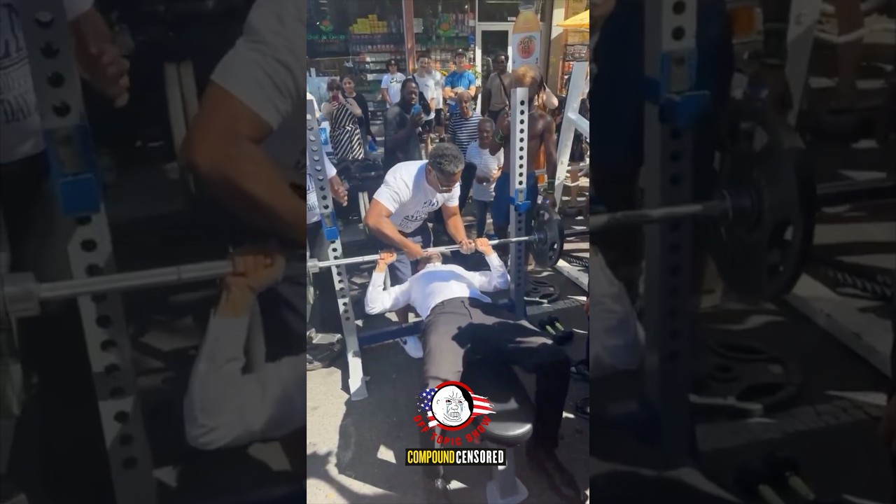 ZOHRAN MAMDANI’S WEAK 135-LB BENCH FLOP