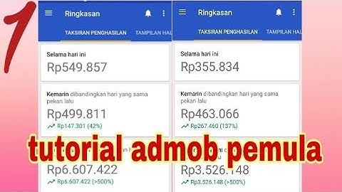 TUTORIAL ADMOB PEMULA  || cara bermain admob dan mendapatkan uang dari admob || nuyul admob