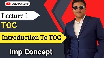 Introduction a Theory of Computation (TOC)💡 | CSE GATE✅