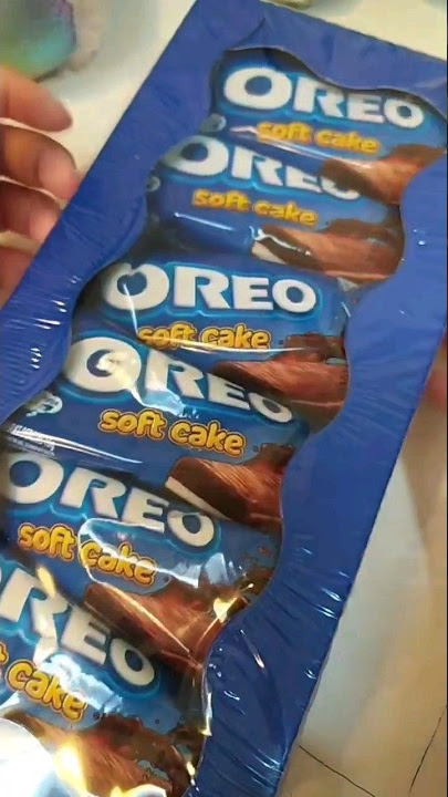 ASMR Unboxing Oreo Soft Cake 🍫 #shorts #yearofyou