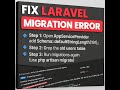 Fix Laravel Migration Error 1071 | SQLSTATE[42000] Specified Key Was Too Long (MySQL Solution)