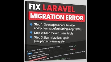 Fix Laravel Migration Error 1071 | SQLSTATE[42000] Specified Key Was Too Long (MySQL Solution)