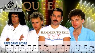 Queen - Hammer to Fall (Drum Score)