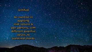 An exercise with a midi volume gate