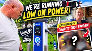 Power Running Low! ⚡ A VanLife Day Out & Charity Shop Bargain