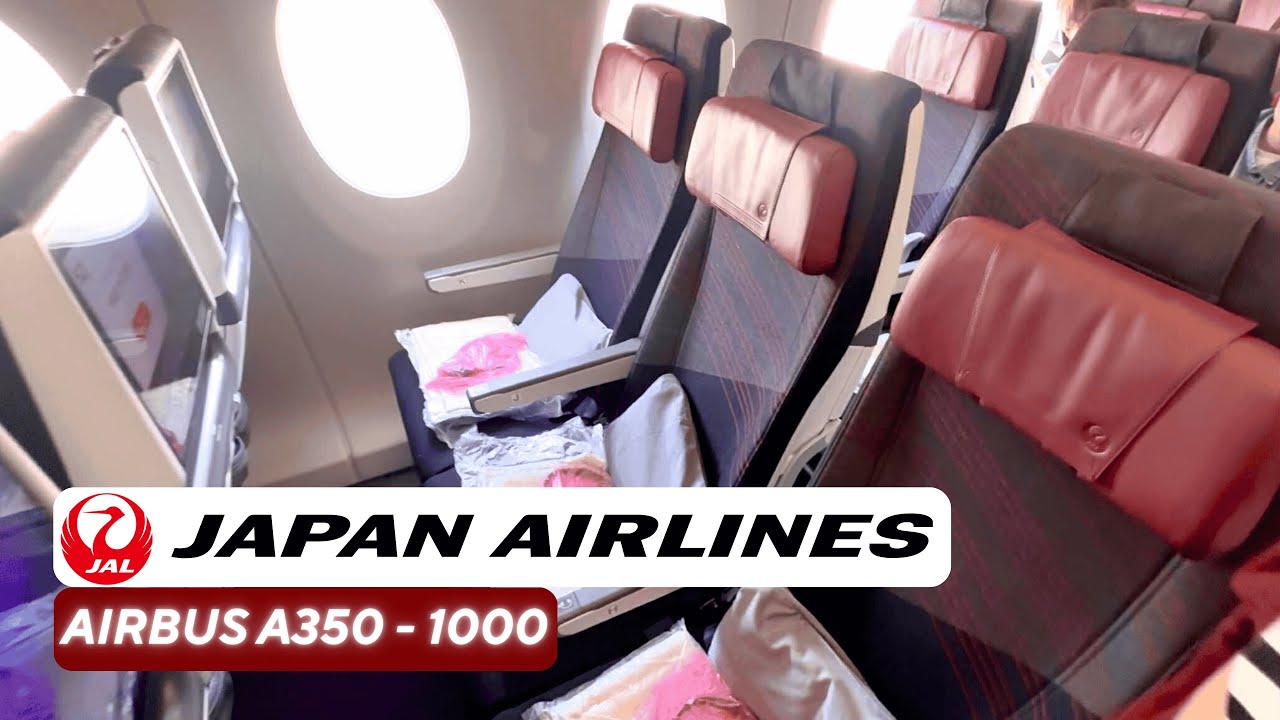 Experience the WORLD'S BEST ECONOMY CLASS | JAPAN AIRLINES A350-1000 | TOKYO (HND) - DALLAS (DFW)